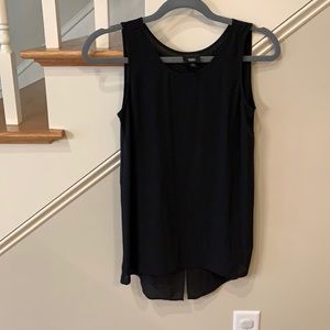 Black sleeveless blouse size XS